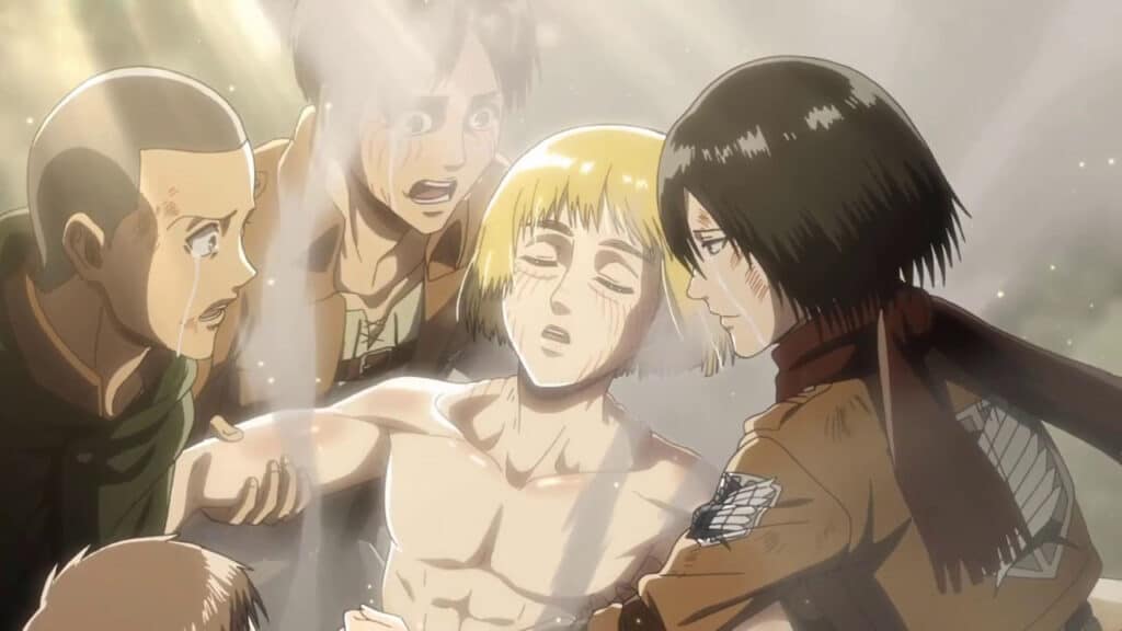 Armin Arlert and the power of the Colossal Titan