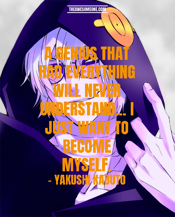 Kabuto Quotes