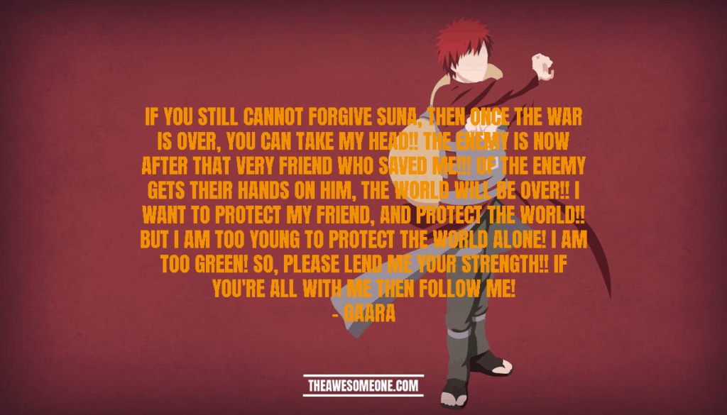 Gaara Quotes