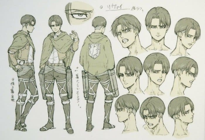 Attack on Titan New Character Designs