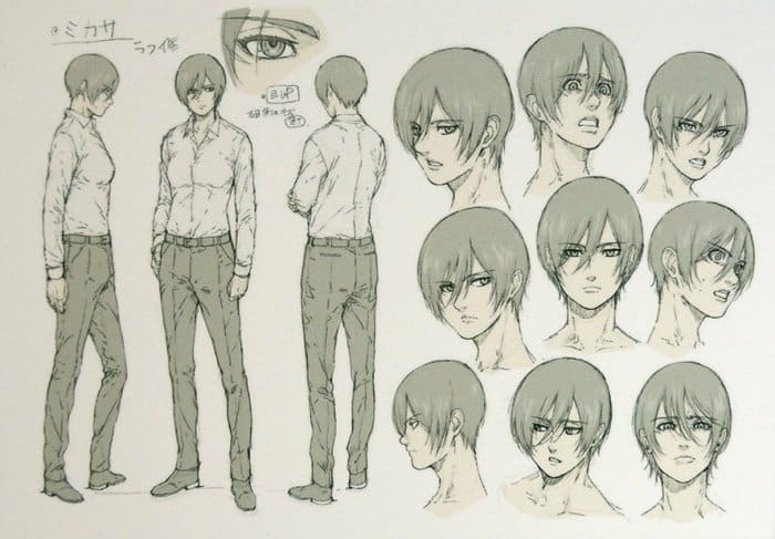 Attack on Titan New Character Designs