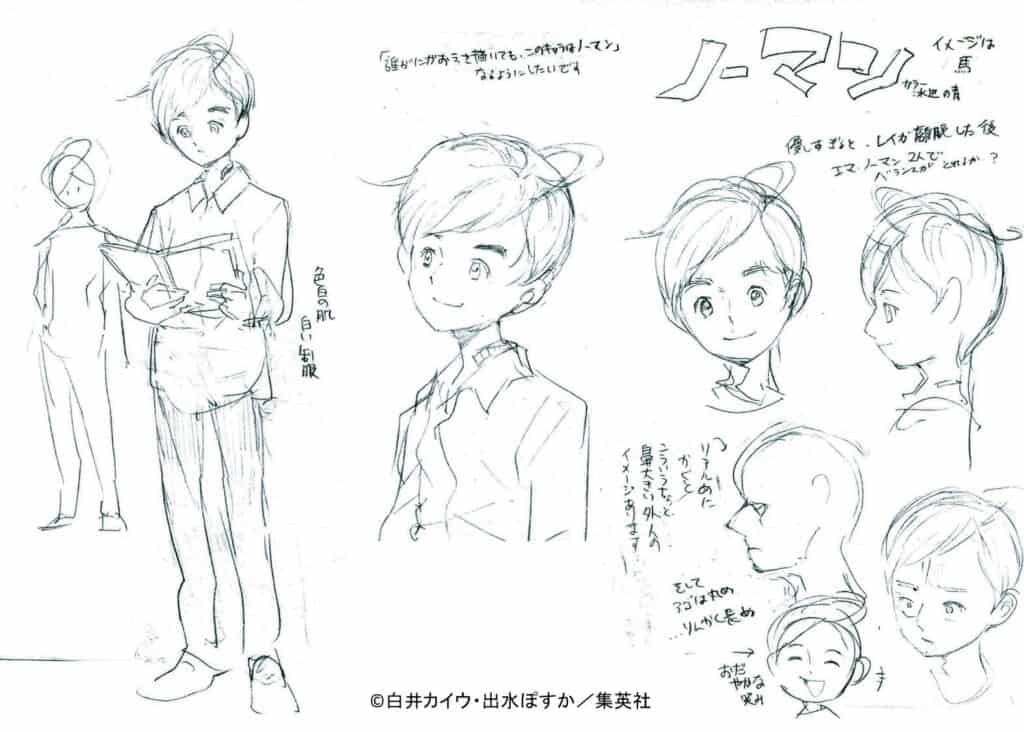 The Promised Neverland Sketches 