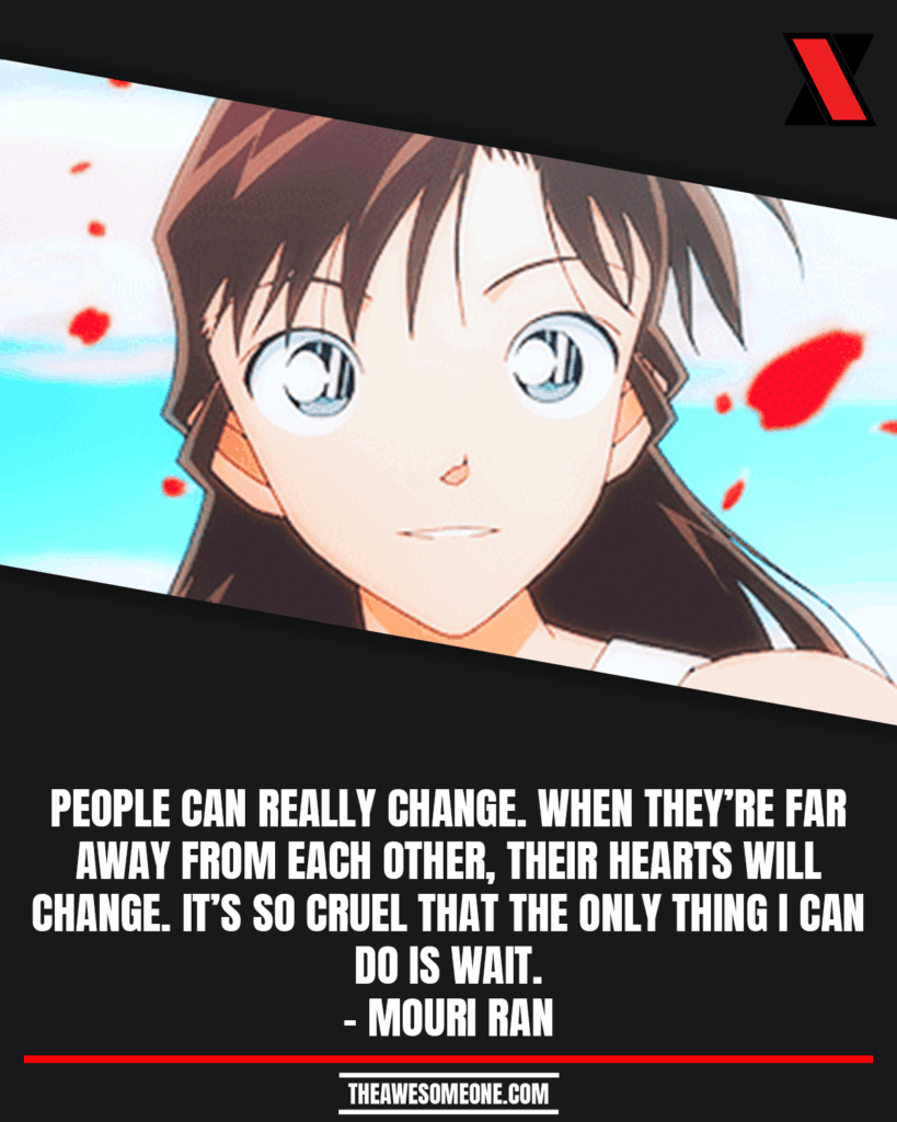 Detective Conan Quotes Mouri Ran