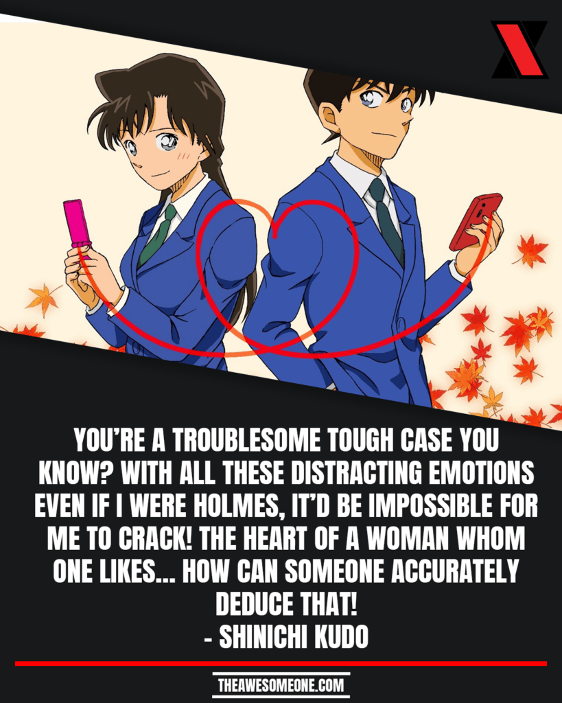 Detective Conan Quotes Shinichi Kudo