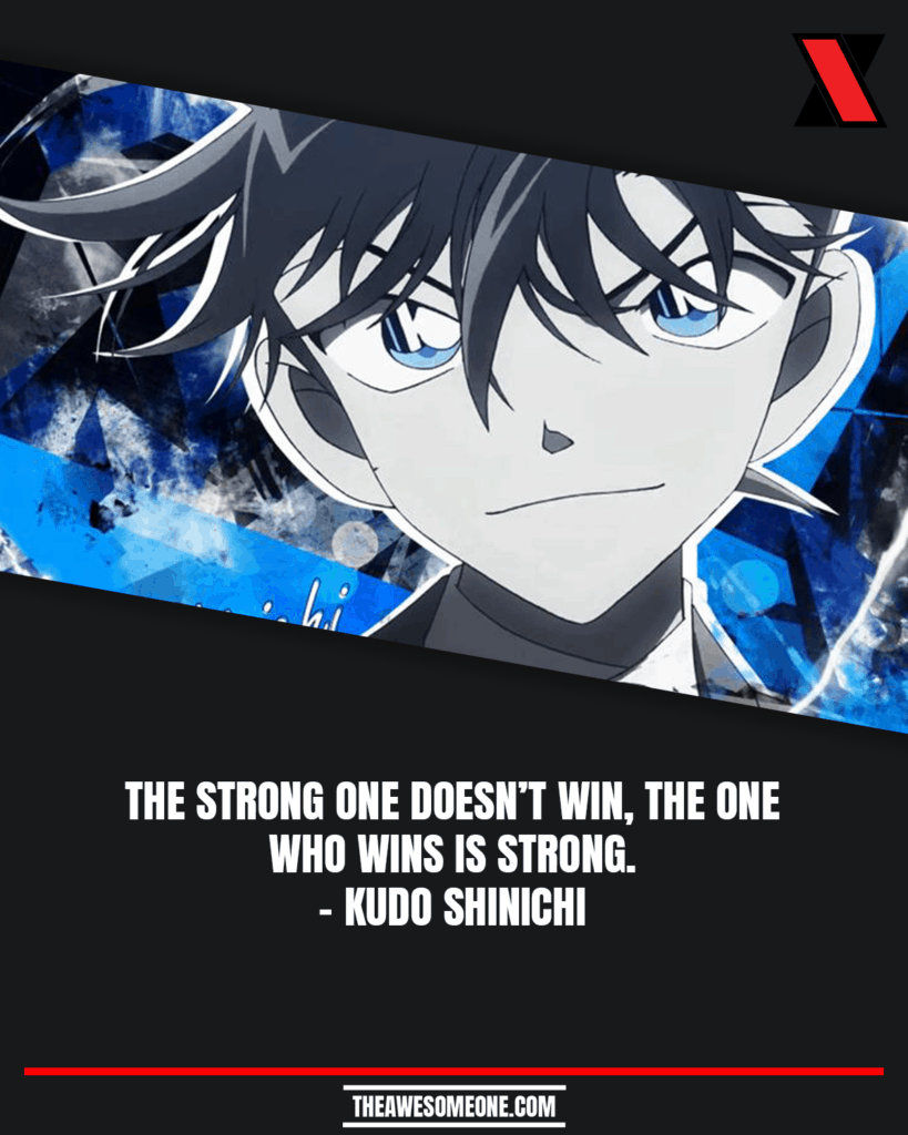 Detective Conan Quotes Kudo Shinichi