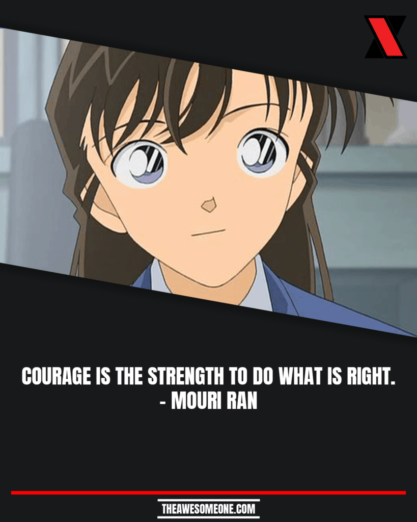 Detective Conan Quotes Mouri Ran