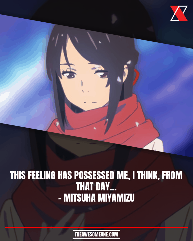 Your Name Quotes Mitsuha Miyamizu