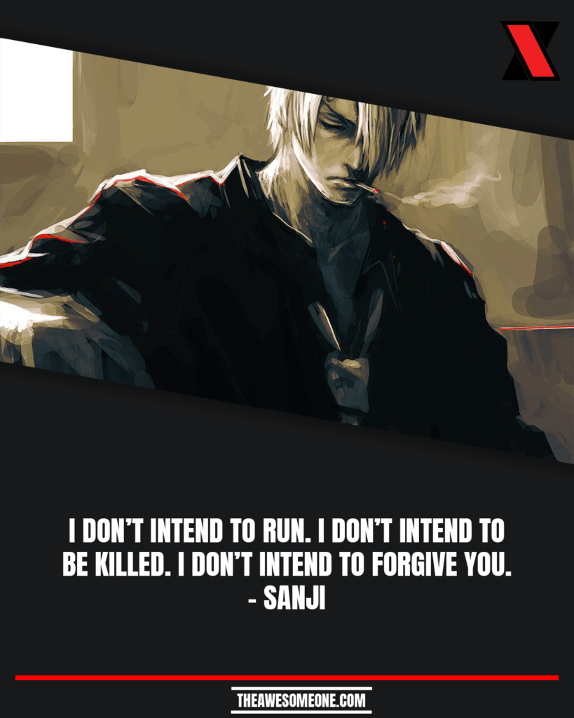One Piece Quotes Sanji