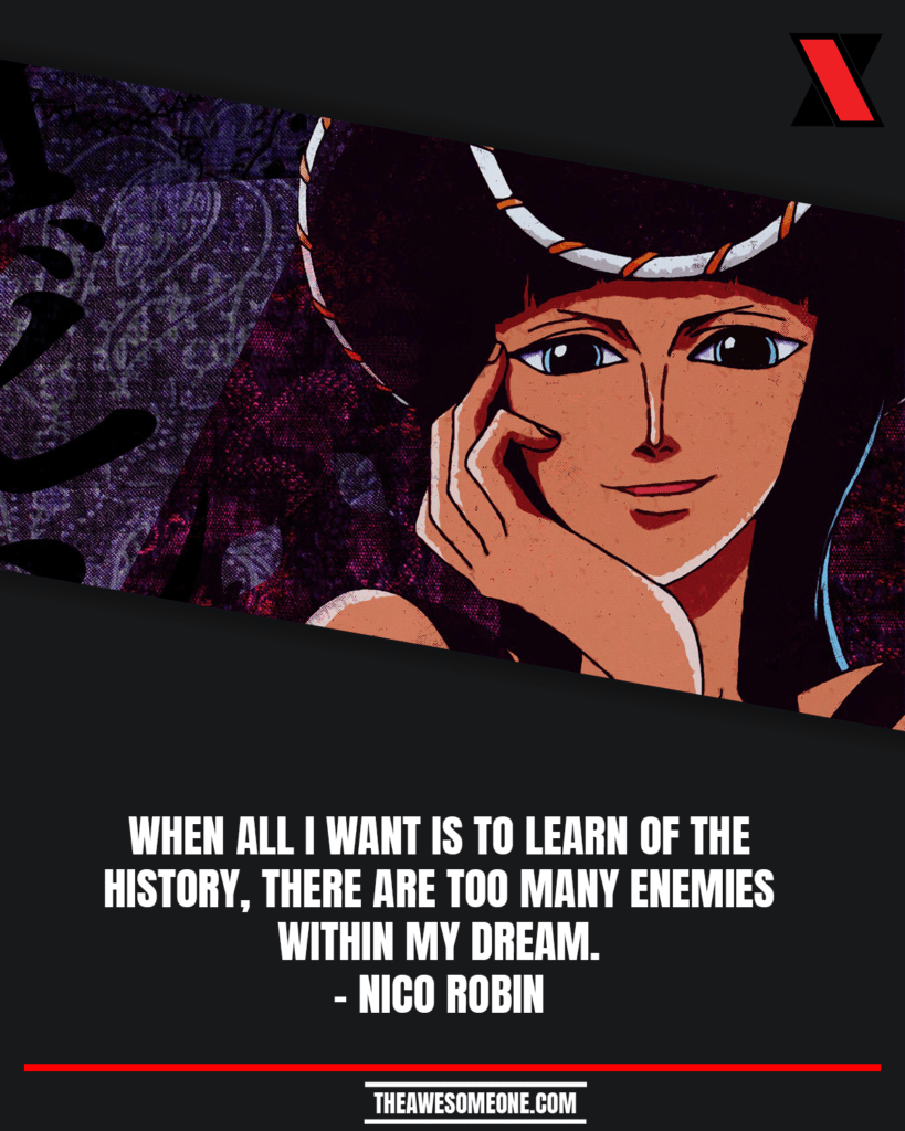 One Piece Quotes Nico Robin