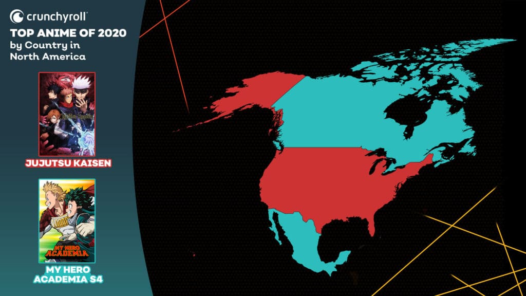 Most Popular Anime 2020 North America