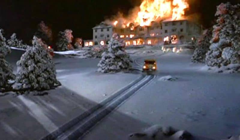 The Shining Set was burned to the Ground